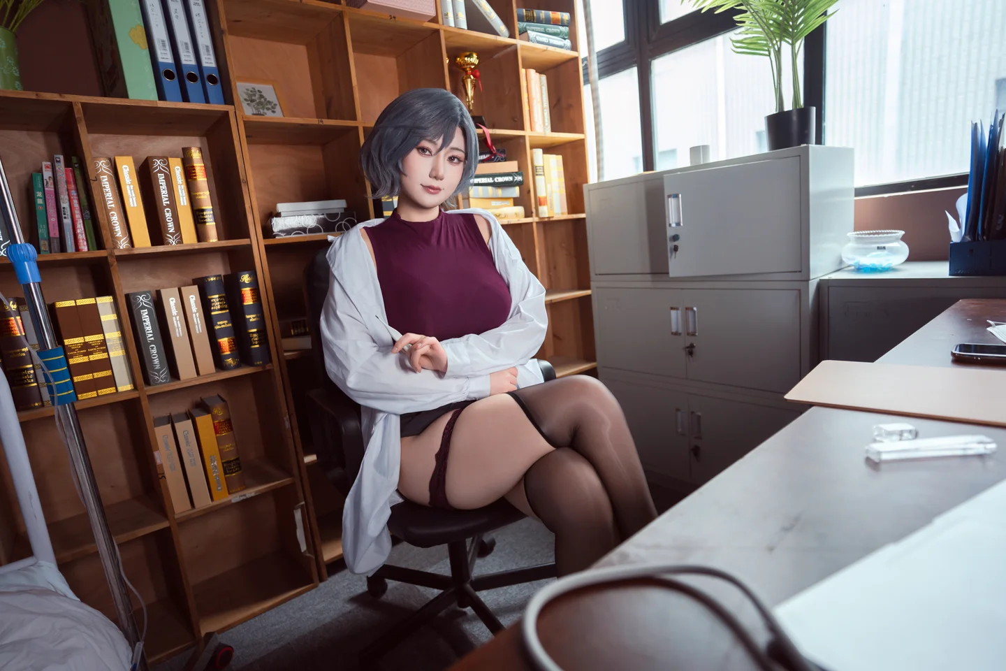 星澜 - No.051 保健室的失格医生 [68P,2V-1.54GB] tg@simisebaisi 【丝足阁】039.webp